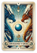 Dragones y orbe de las olas